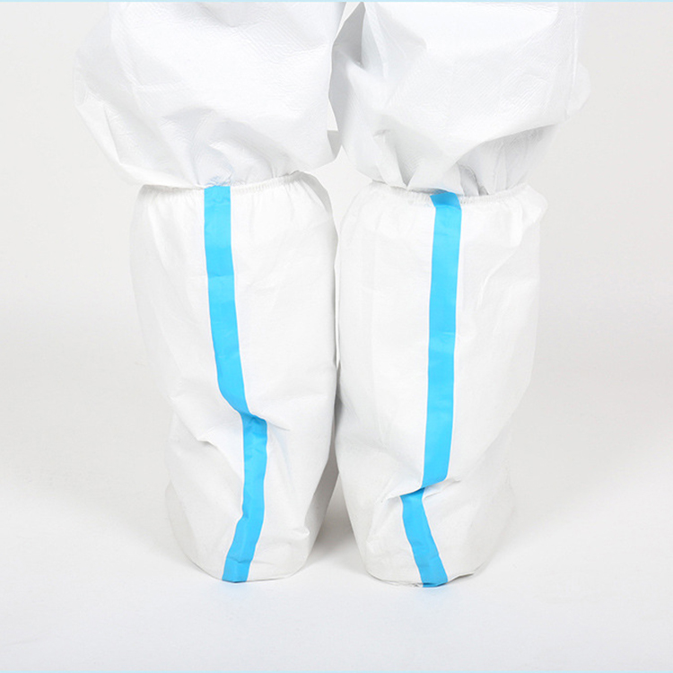 Junan factory Anti Slip Overshoes disposable protective medical isolation shoe cover