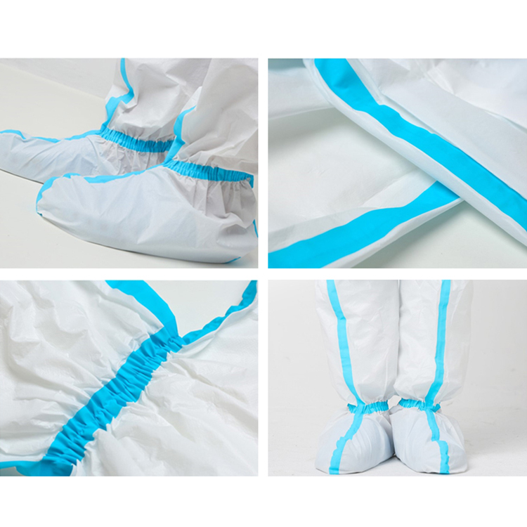 Junan factory Anti Slip Overshoes disposable protective medical isolation shoe cover