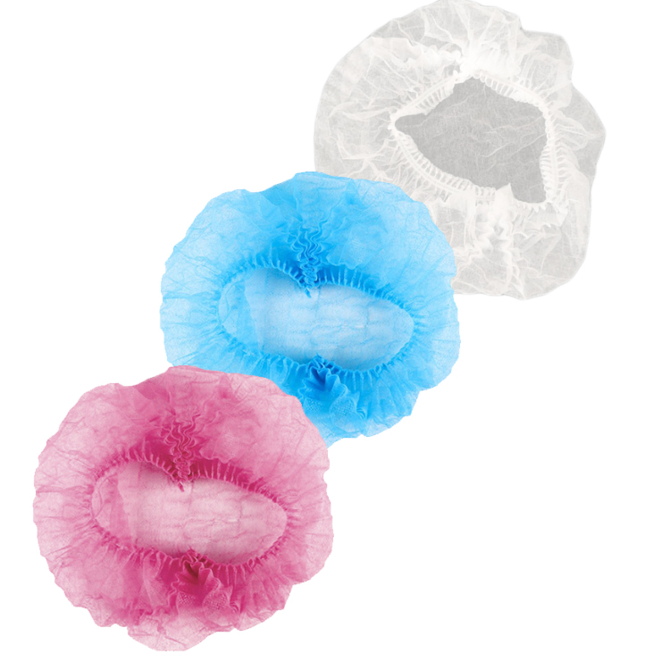 OEM colors strip clip cap bouffant head cover Hair Net blue hospital nursing surgical doctor cap