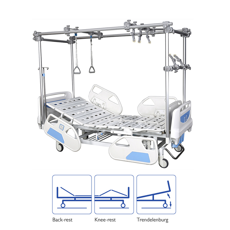 Custom ward room medical beds electric patient hospital bed ICU 5 functions