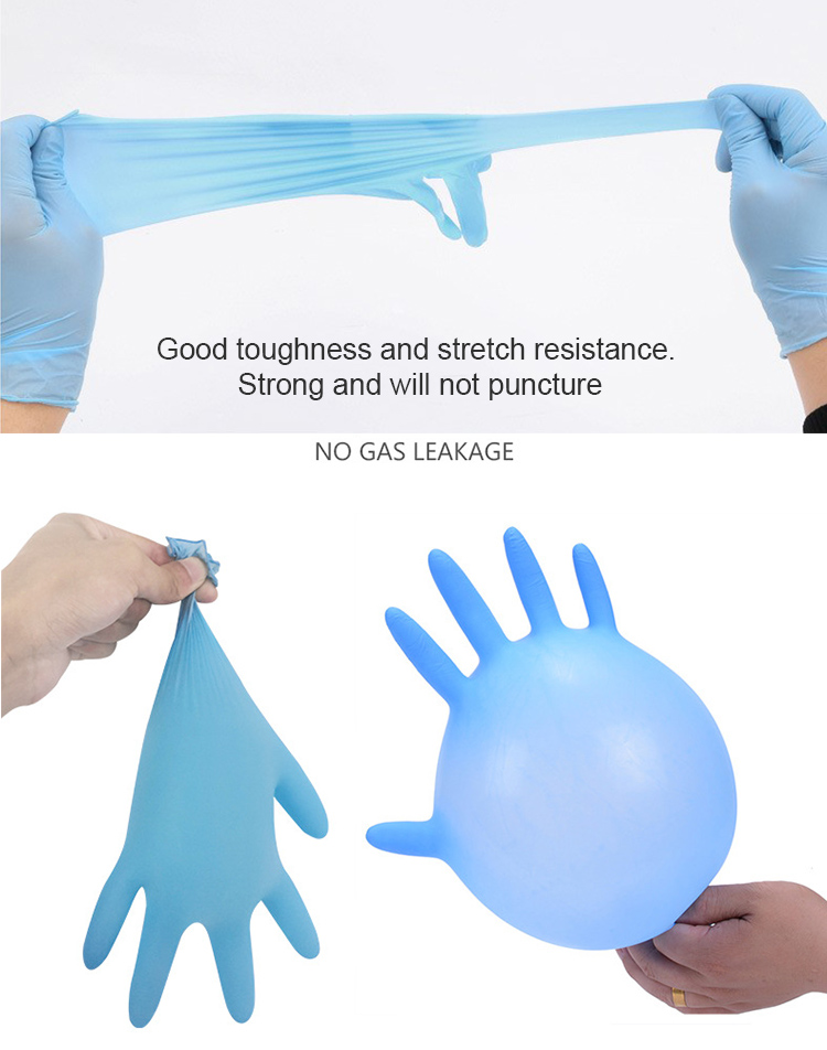Powder Free Disposable Nitrile Exam Gloves