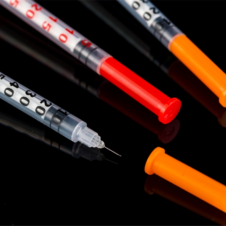 Hospital Vaccinator Disposable 1ml insulin syringe vaccine syringes 0.5ml